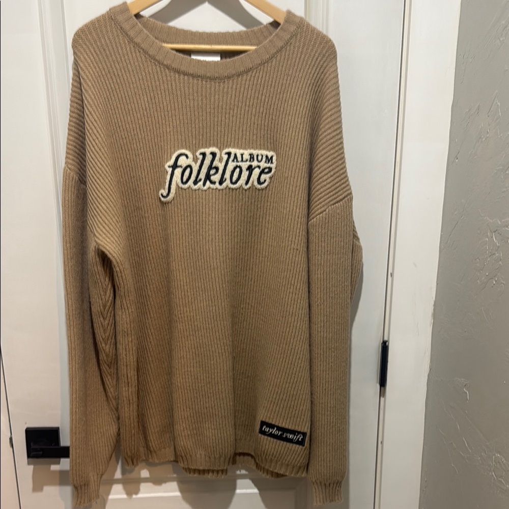 Folklore Album Beige Sweater